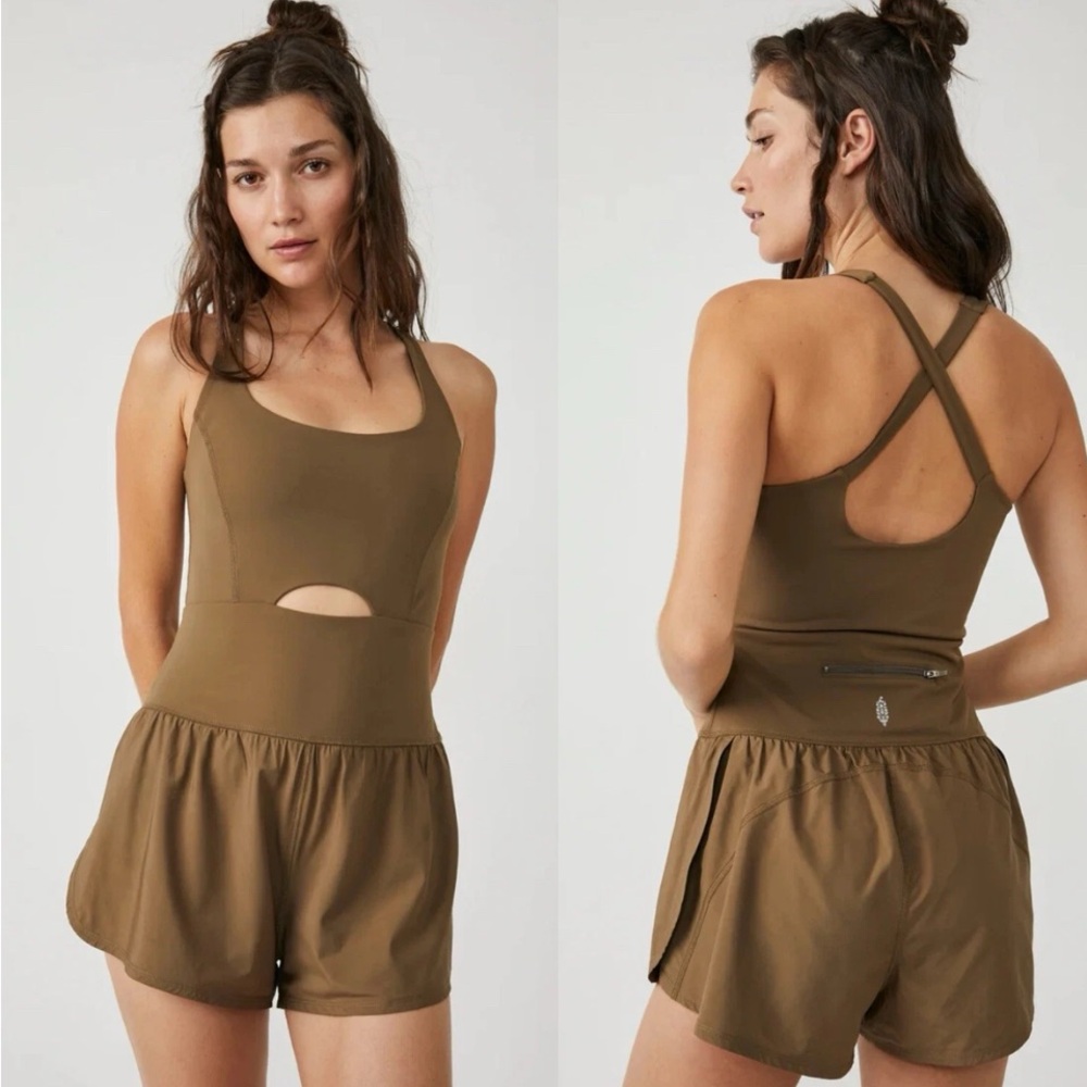 FP Movement by Free People Olive Jumpsuit